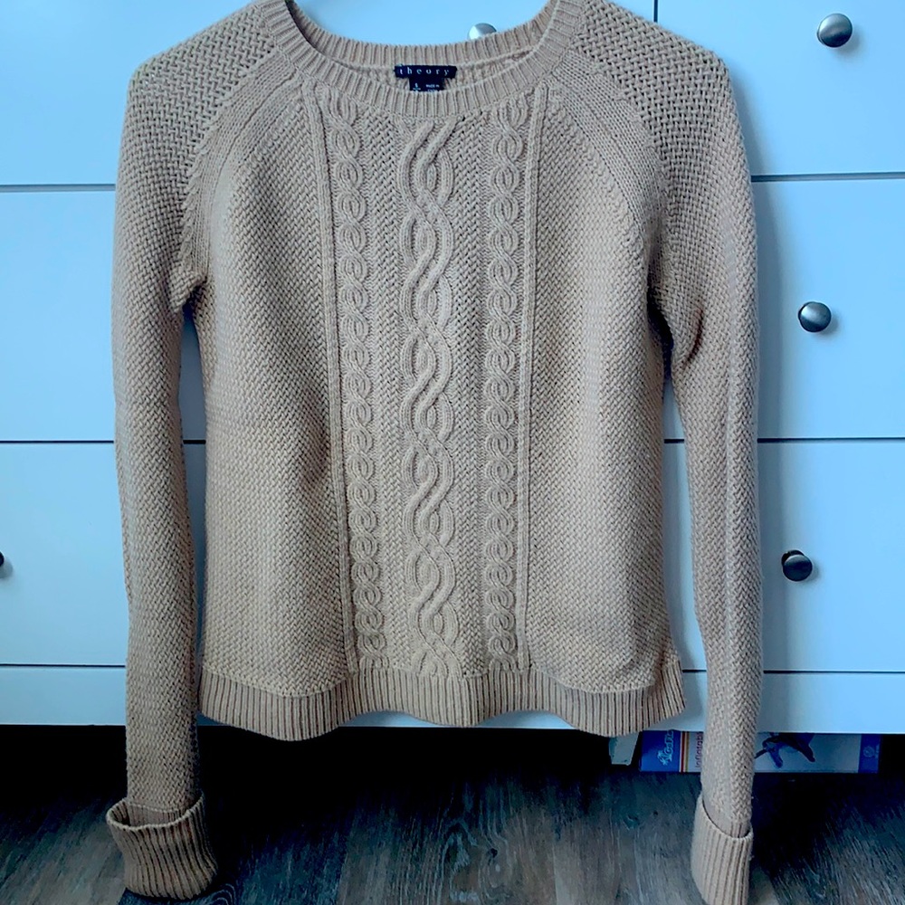Tan Theory Sweater